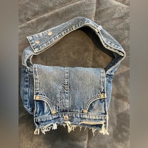 Denim zara bag